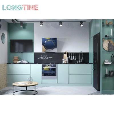Light Blue Shaker TV Cabinet Wall Kitchen Cabinets (KSM02)