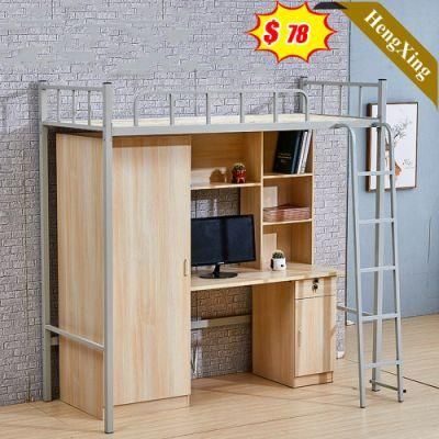 Modern Home School Office Dormitory Furniture Single Double Size Beds Metal Bunk Bed