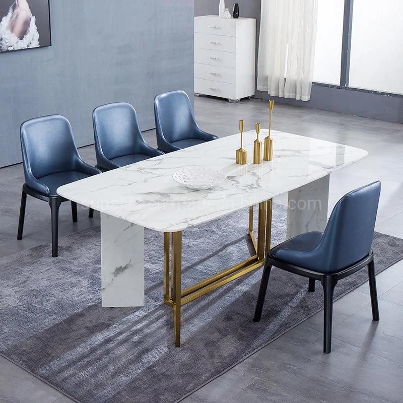 Italian Style High Quality Marble Dining Room Tables 8 Seater