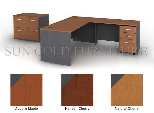 Hot Sale Melamine Wooden Office CEO Executive Computer Desk (SZ-OD107)