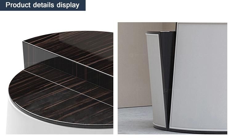 Modern Style Home Furniture Stainless Steel Base Round Side Table Corner Table