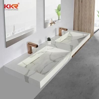 Modern Solid Surface Small Wall Mounted Vanity Mirror Bathroom Furniture