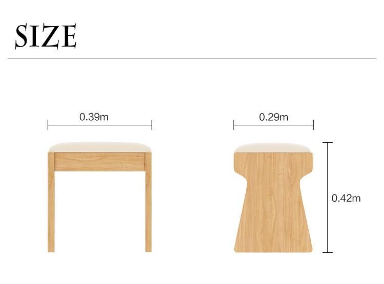 Modern Simple Design Dressing Table with Stool Customized Factory Supply