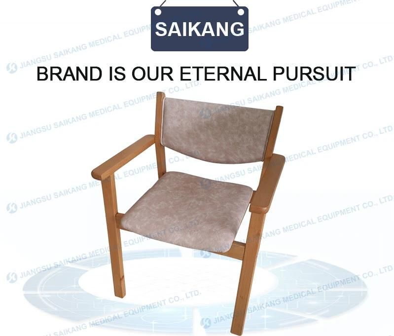 Ske053-S Hospital Furniture Simple Guest Wooden Chair