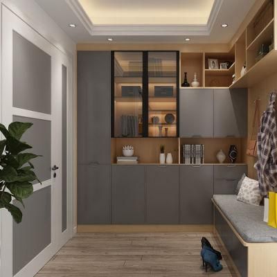 Home Office High Quality Combination Swing Door Storage Wooden Cabinet