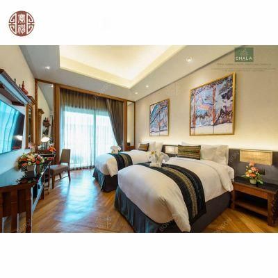 The Style of Thaildan Luxury Hotel Bedroom Furniture Set for Sale