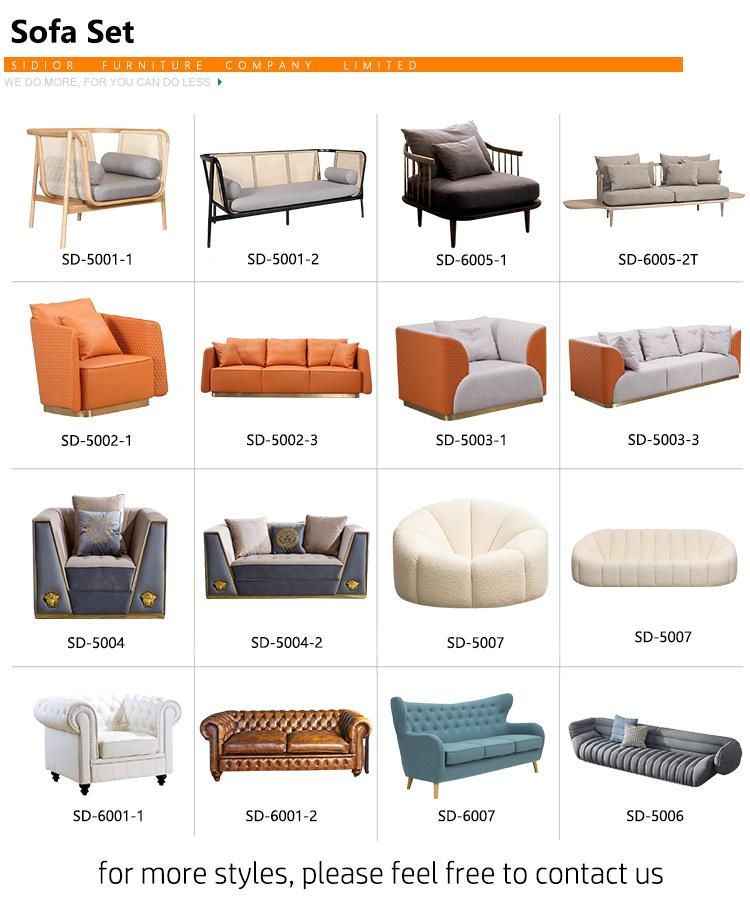 American Style Luxury Modern Button Tufted Nailhead Trim Fabric Upholstered Sofa