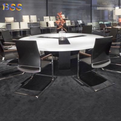 Small 48 36 Round Office Conference Table and Chairs