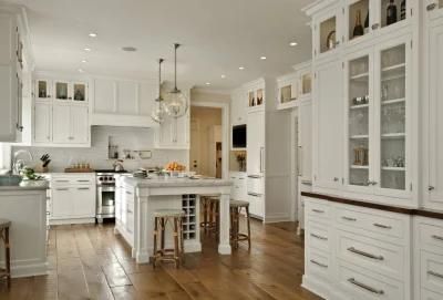 Home Furniture American White Modern Modular Rta Wooden Kitchen Cabinets