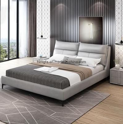 Modern Chinese Home Furniture Set Bedroom King Upholstered Bed