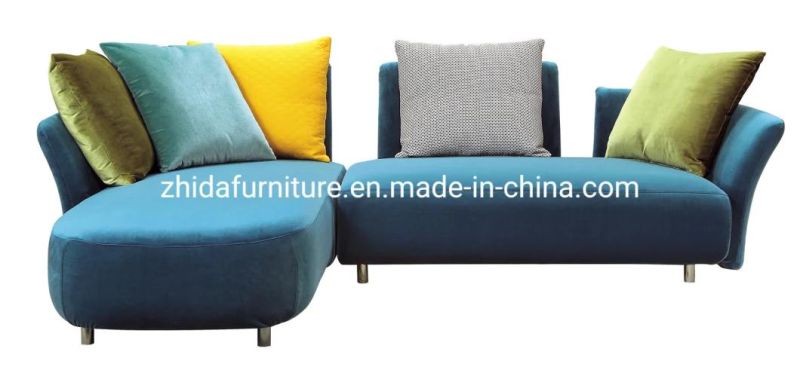 Events Project Case Living Room Sofa Round Fabric Sofa