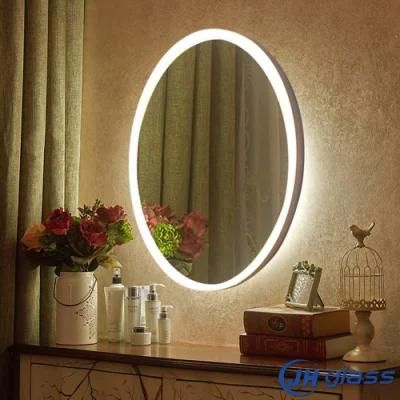 Jinghu Hotel Project Vanity Bathroom Wall Mounted Mirror LED Backlit Makeup Mirror