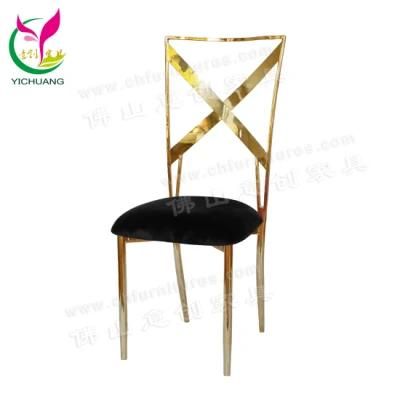 Ycx-Ss62-01 Wedding Event Stainless Steel Chairs for Sale