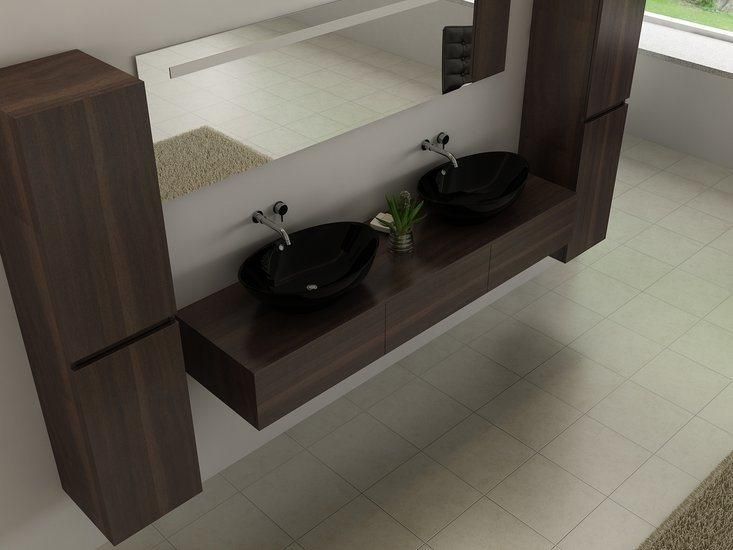 2022 New Style Simple Melamine Bathroom Cabinet Made in China