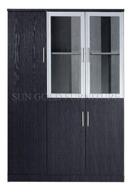Hot Sell Modern Glass Door Bookshelf, Office Furniture File Cabinet (SZ-FC007)