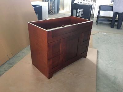 Hot Selling Solid Wood Modern Bathroom Vanity Cabinet Chinese Factory