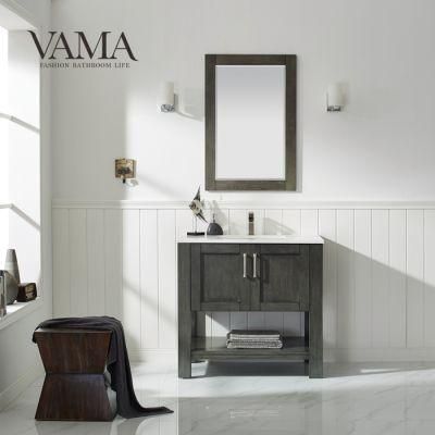 Vama 36 Inch Waterproof Modern Bathroom Vanity Cabinet Furniture 784036