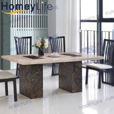 Factory Direct Affordable Modern Solid Marble Dining Table