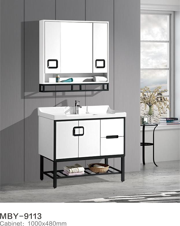 PVC Paint Free Wall Mounted Type Bath Bathroom Cabinet Vanity