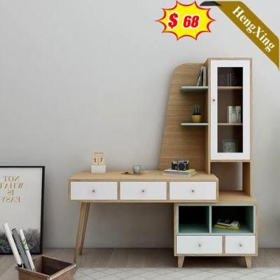 Inquiry Classic Style Wooden Office School Furniture Storage Cabinet Drawers Square Study Computer Table