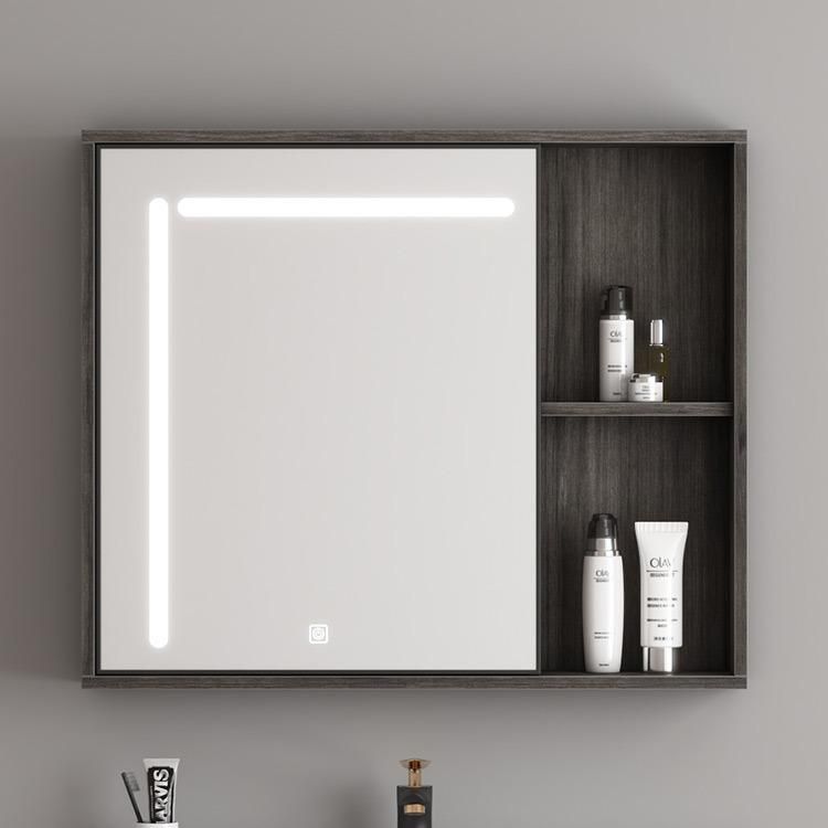 Factory High Quality Wall Mounted Modern Sintered Stone Bathroom Cabinet with Mirror Vanity Set
