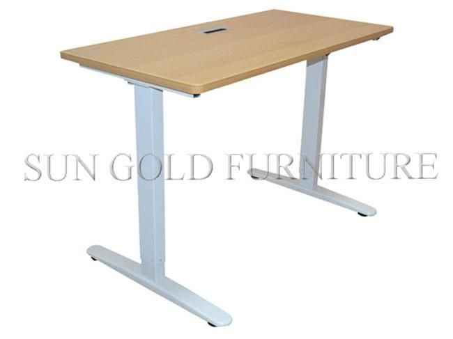 Modern Cheap Office Desk Metal Legs Folding Computer Table for Two People