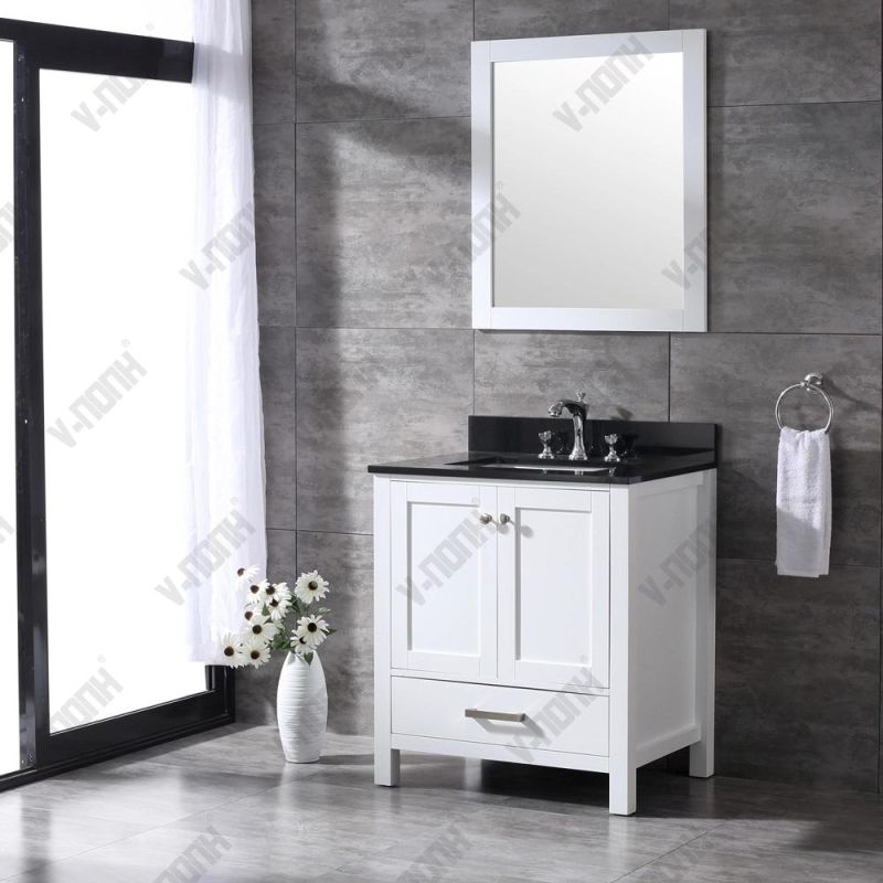 Beautiful Solid Wood Single Bathroom Furniture