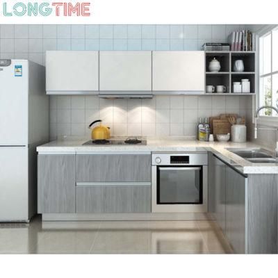 Marble Wooden Cabinets Fiber Wall Unit Kitchen Cabinets