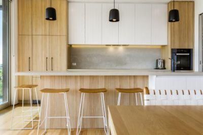 Contemporary Galley Kitchen Australia Design Wooden MFC Laminate Kitchen Cabinets