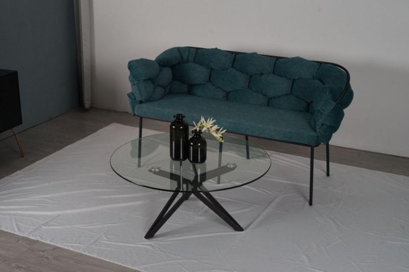 New Style Separate Round Home Furniture Living Room Modern Glass Top Coffee Table