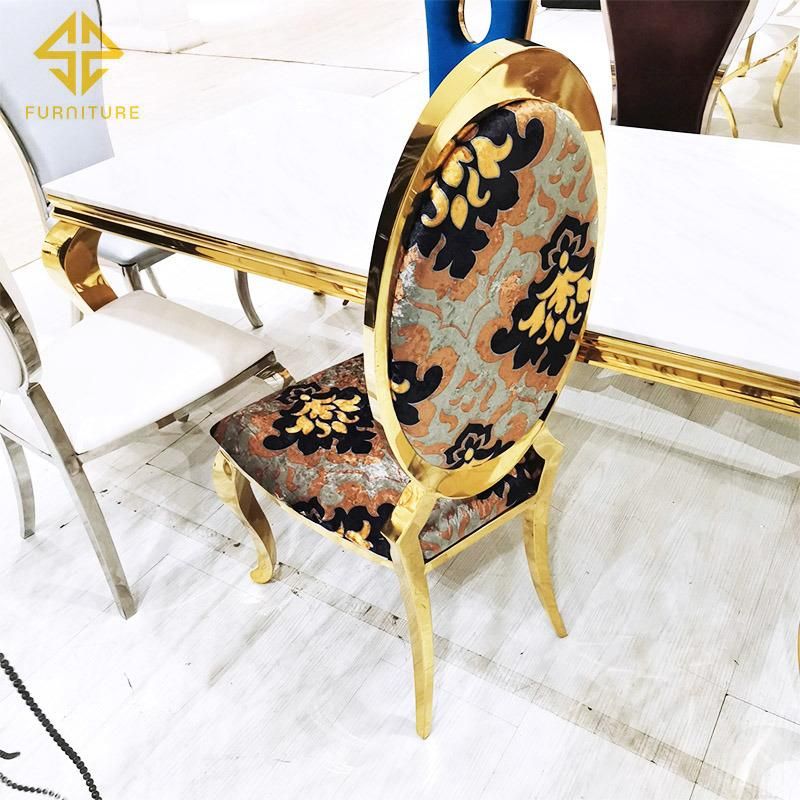 Factory Gold Banquet Stainless Steel Rose Golden Chair