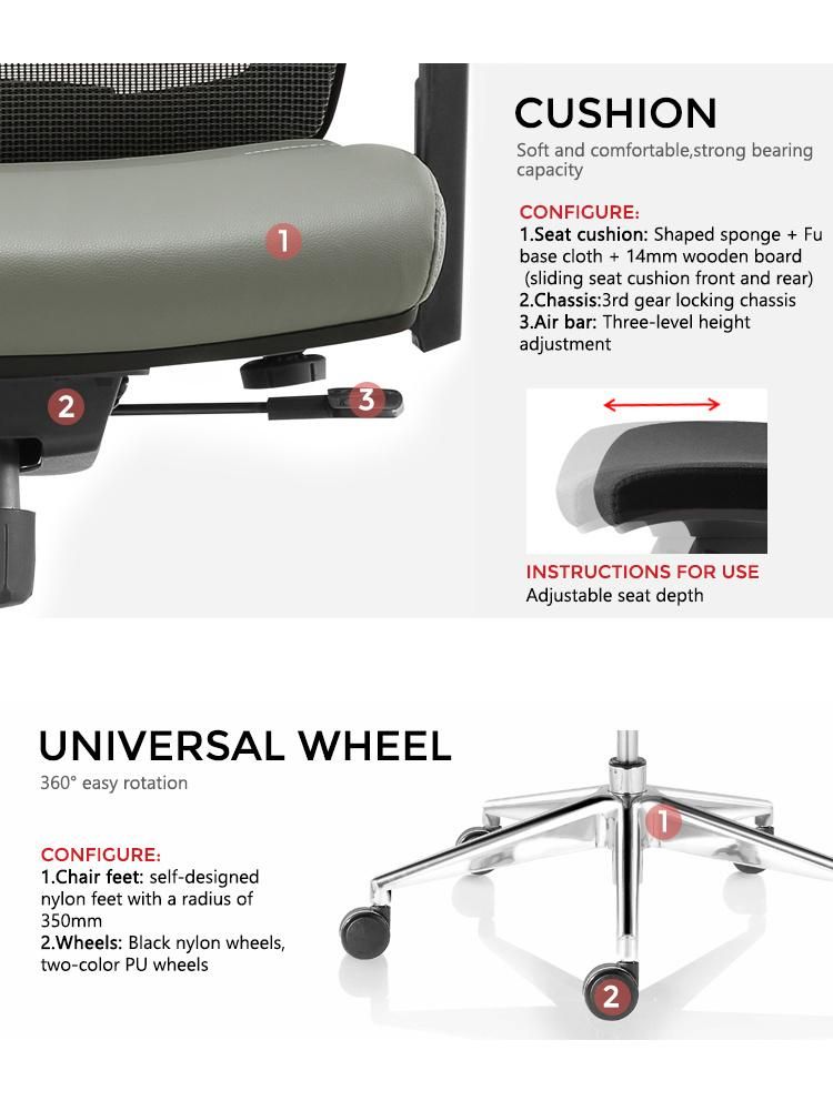 Modern Commercial Office Furniture Ergonomic Work Lunch Break Chaise Chair