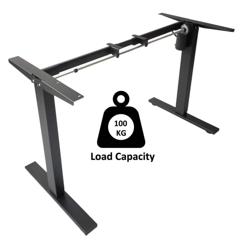 Single Motor 38-45 Decibel Height Adjustable Standing Desk with Latest Technology