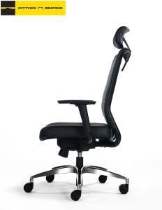Fabric Customized Black Office Chair with Armrest