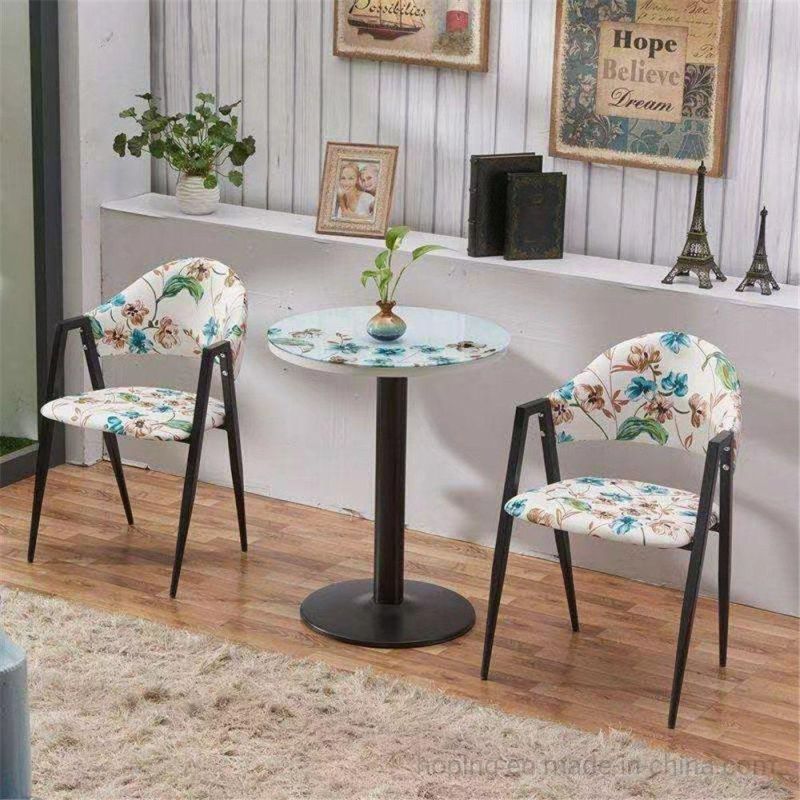 White Simple Modern House Furniture Table Sets Restaurant Dining Table 4 Seater Set Low Seating American Dining Table Sets