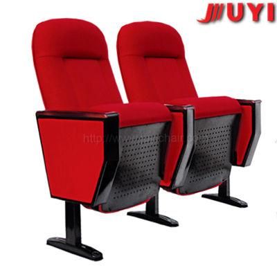 Juyi Hot Sale with Writing Tablet Pad Cinema Wood and Steel Auditorium Chair Jy-605m