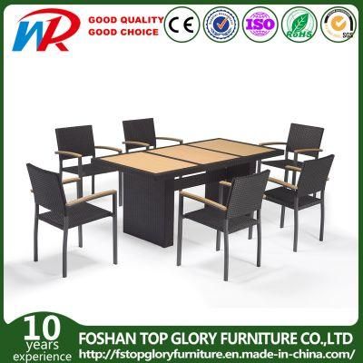 Modern Furniture Outdoor Garden Furniture Rattan Dining Set with Table