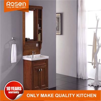 Modern Style Waterproof Oak Solid Wood Bathroom Vanity Cabinet
