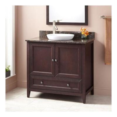 Hot Style 36&quot; Black Bathroom Vanity with Mirror