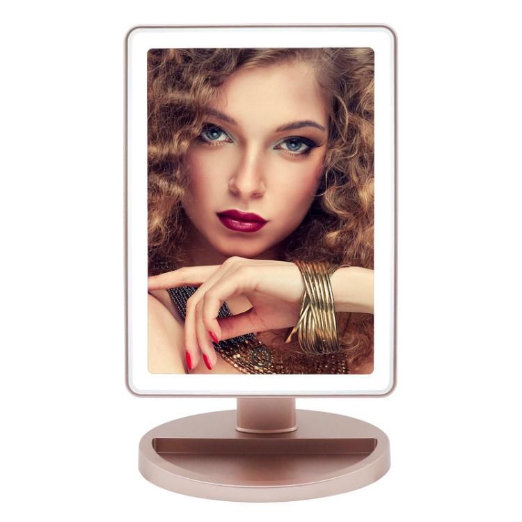 2021 Cheap Cosmetic LED Desktop Table Makeup Mirror with Light