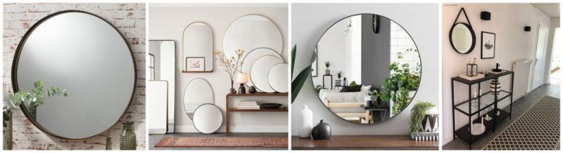 600X900mm Metal Frame Mirror Furniture Mirror Home Decoration Makeup Mirror with Deep Frame