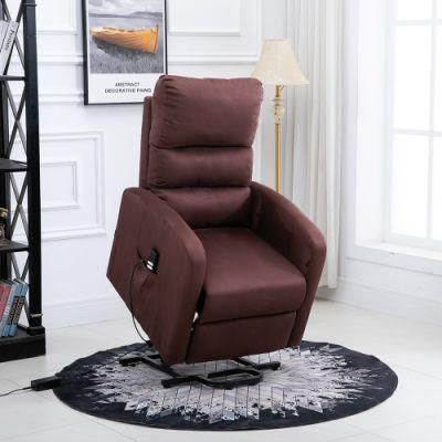 Modern Europe Style Living Room Lift-up Recliner Chair for The Elderly Fabric Sofa Furniture