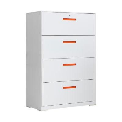Lateral File Cabinet 4 Drawer Large Deep Drawers Metal Storage File Cabinet A4