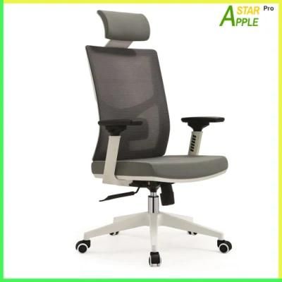 Amazing Comfortable Massage Cheap White Price as-C2076wh Computer Desk Office Chair