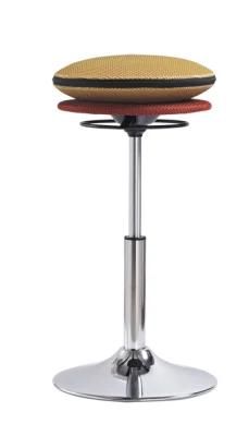 Adjustable Height Mesh Ergonomic Bar Stools for Exercise Fitting Balance Wobble Stool