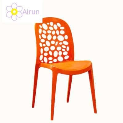 Customized Cheap Price Home Furniture Wholesale Colorful PP Plastic Stackable Chair