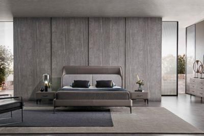 Gainsville Italy Design Modern Queen Size Bedroom Set Furniture in Bedroom Furniture