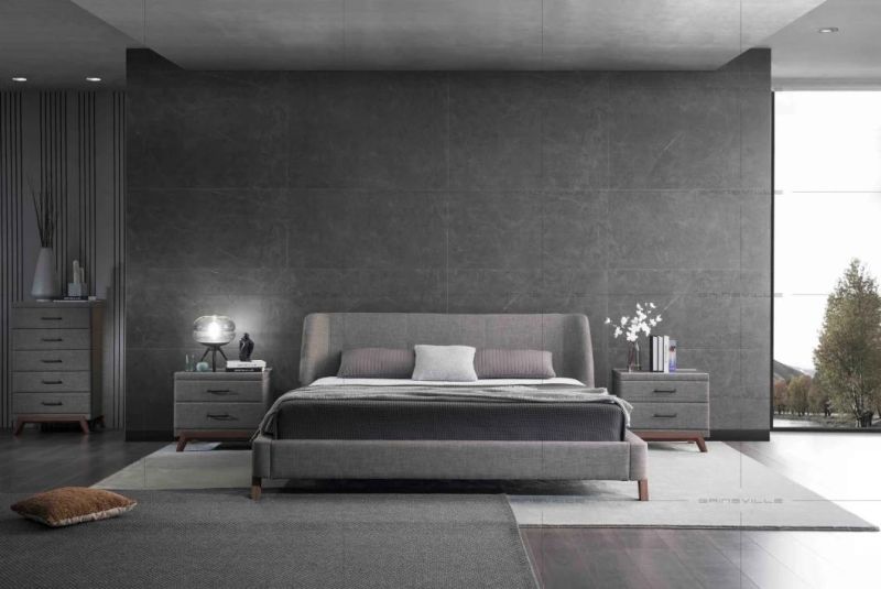 Latest New Bedroom Furniture Modern Furniture Home Furniture Bed Upholstered Leather Bed