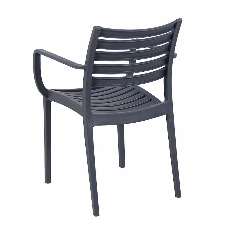 Rikayard High Quality Modern Cheap Wholesale Joplin Dining Arm PP Plastic Chair