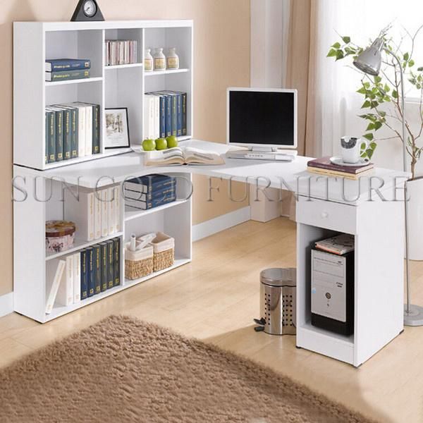 Modern Office Furniture Student Table Computer Desk with Bookshelf (SZ-CDT031)